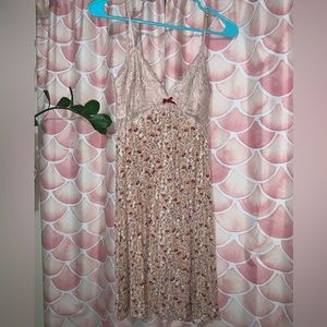 Gilligan and O’Malley Pink Floral Slip Dress